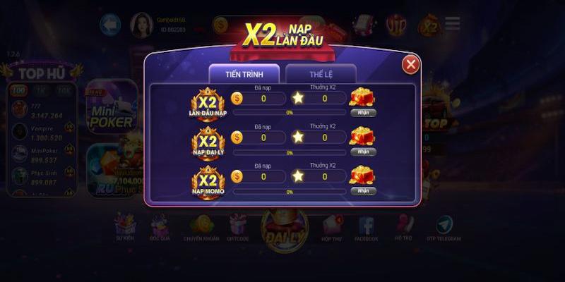 99vin club - Thiên đường game giải trí online cực chất lượng 8 Tổng hợp các khuyến mãi HOT của 99vin club