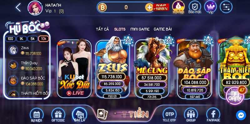 Boc Fun cổng game nổi bật hiện nay với nhiều trò hay 5 Slot game đặc sắc
