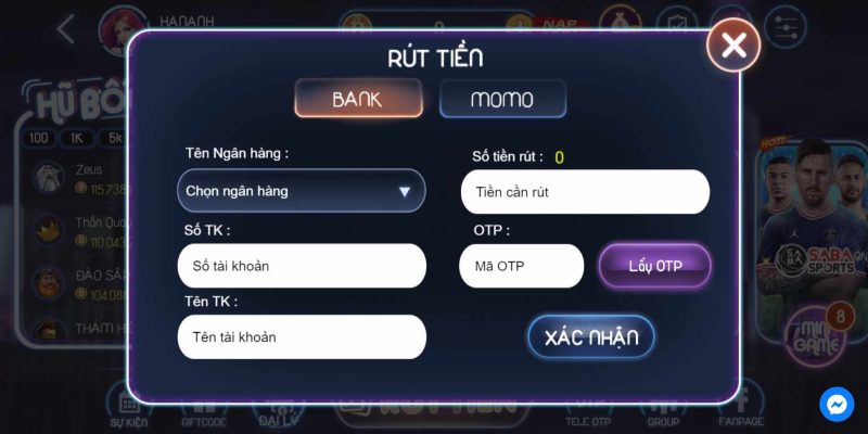 Boc Fun cổng game nổi bật hiện nay với nhiều trò hay 8 Rút tiền siêu tiện lợi cùng cổng game