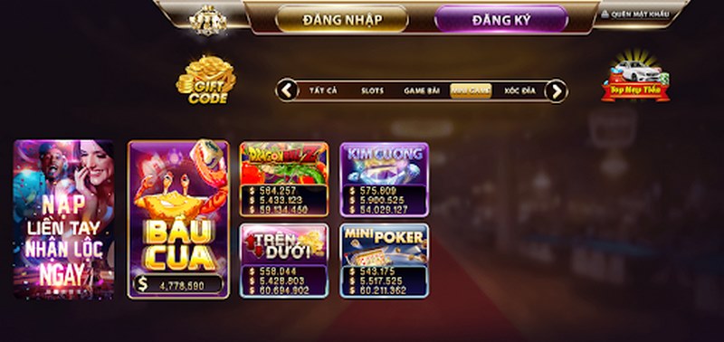 Vin Club - Cổng game xanh chín đổi thưởng siêu hấp dẫn 6 Kho mini game hấp dẫn