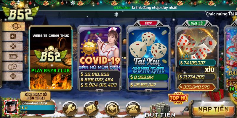 Đánh giá B52 Club - Sở hữu kho game khủng, khuyến mãi lớn 1 Đôi dòng giới thiệu về cổng game B52 Club