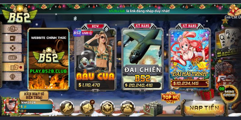 Đánh giá B52 Club - Sở hữu kho game khủng, khuyến mãi lớn 8 Mini Game đa dạng khiến người chơi hứng thú