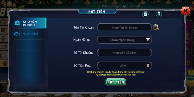 Đánh giá B52 Club - Sở hữu kho game khủng, khuyến mãi lớn 10 Cách thức để rút tiền tại đây