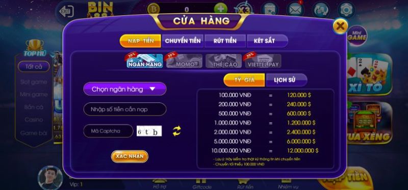 Bin88 vin - Cổng game chuyên nghiệp và hot nhất hiện nay 5 Rút tiền siêu nhanh chóng