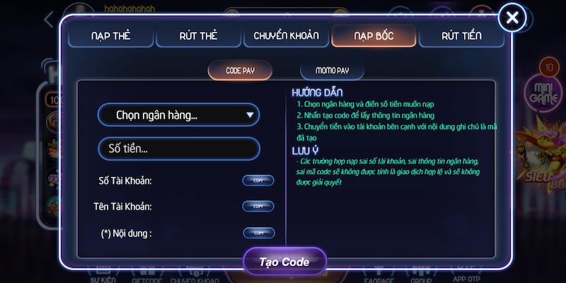 Boc88 club - Cổng game giải trí đỉnh cao nhất hiện nay 7 Hướng dẫn cách nạp tiền cực đơn giản tại Boc88 Club