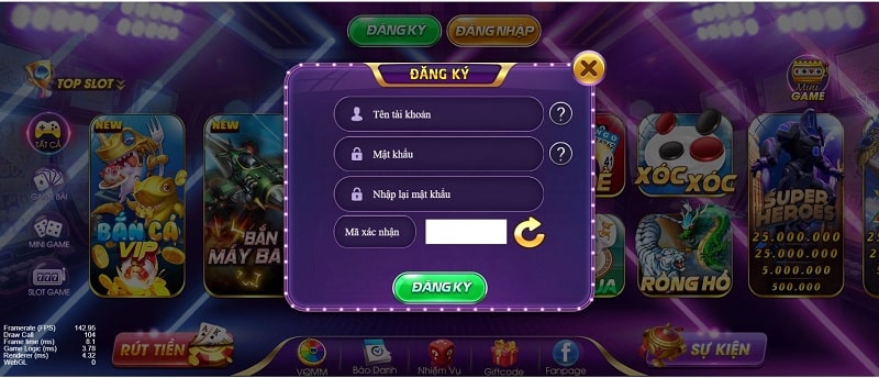 Hayvin - Cổng game đổi thưởng trực tuyến uy tín nhất tại Việt Nam 2 Hướng dẫn cách đăng ký tài khoản Hayvin