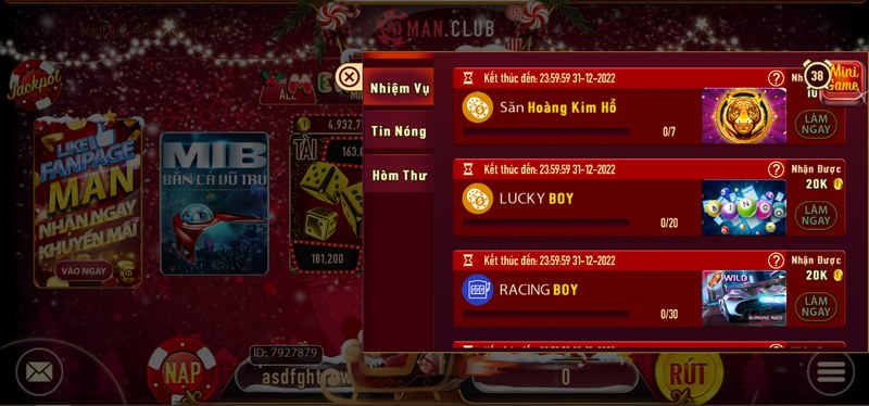 Man Club - Tổng quan về cổng game uy tín nhất Châu Á 10 Cổng game với hàng loạt chương trình khuyến mãi bạc tỷ