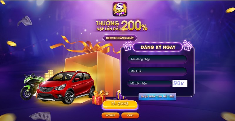 Sam86 - Sân chơi chuyên nghiệp mà Game thủ nào cũng nên biết 2 Đăng ký cổng game đơn giản trong vài bước