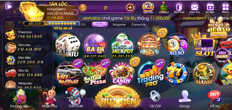 Sam86 - Sân chơi chuyên nghiệp mà Game thủ nào cũng nên biết 7 Mini game cực kỳ đa dạng tạo được ấn tượng với Game thủ