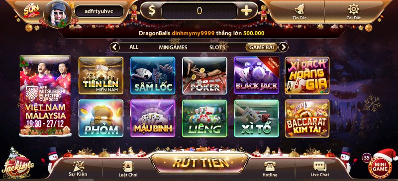 Sunwin - Cổng game đổi thưởng uy tín với siêu phẩm đỉnh cao 6 Danh mục game bài cũng nổi bật với nhiều sản phẩm chất lượng