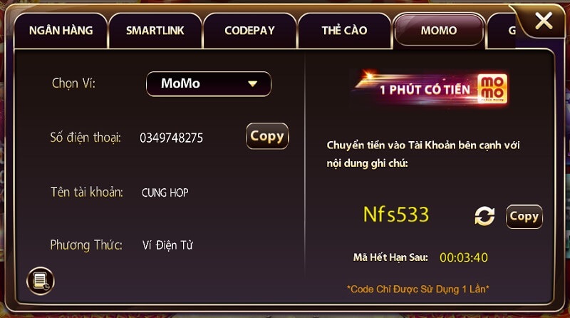 Sunwin - Cổng game đổi thưởng uy tín với siêu phẩm đỉnh cao 8 Các bước nạp tiền đơn giản với phương thức đa dạng