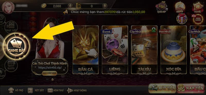 Win456 - Cổng Game Giải Trí Nên Tham Gia Năm 2023 4 Sảnh chơi game bài tuyệt vời