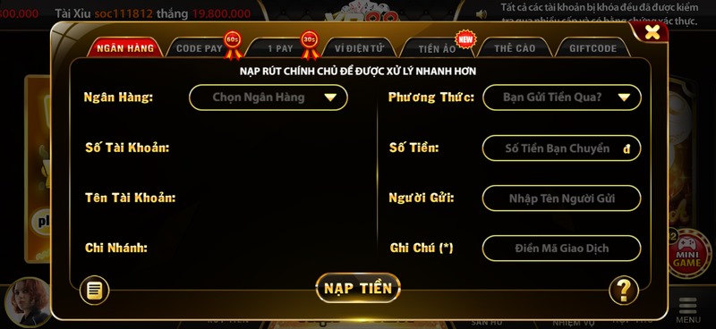 Yo88 - Cổng game chất lượng cao không thể bỏ qua năm 2023 10 Hướng dẫn nạp tiền nhanh nhất vào ứng dụng