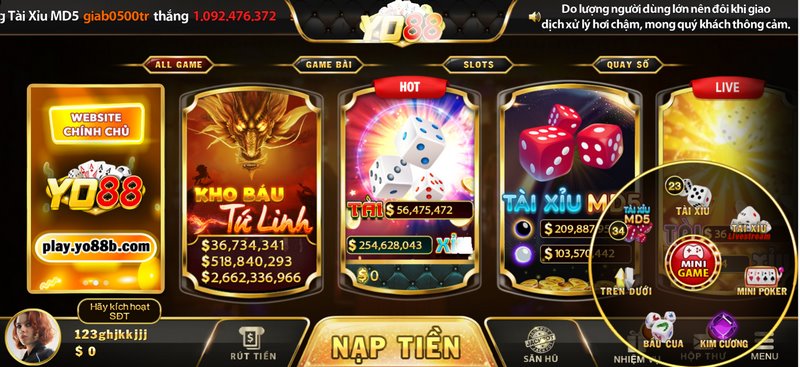Yo88 - Cổng game chất lượng cao không thể bỏ qua năm 2023 7 Ứng dụng Minigame - Làm giàu siêu tốc