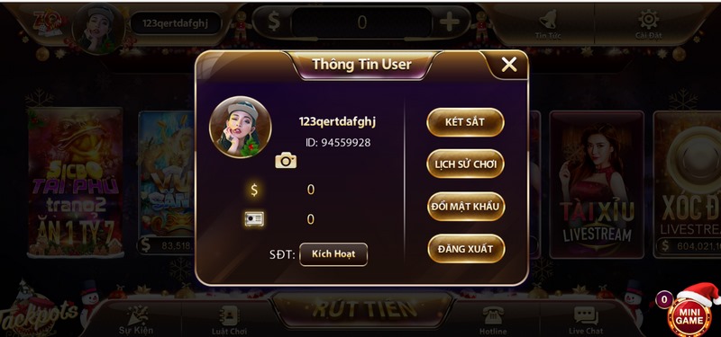 Zowin - Thưởng thức game bài đổi thưởng trực tuyến đỉnh cao 3 Hướng dẫn kích hoạt số điện thoại