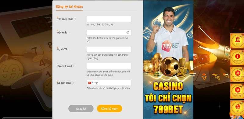789bet cổng game hoạt động nổi bật trên thị trường quốc tế 2 Đăng ký tài khoản 789bet thành công
