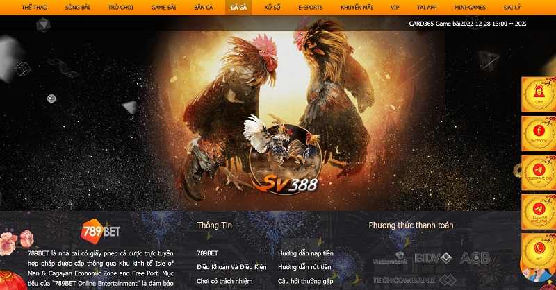 789bet cổng game hoạt động nổi bật trên thị trường quốc tế 8 Trận đấu đá gà hay