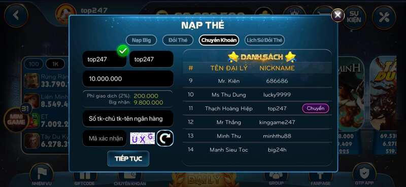 Cổng game B79 Club - Sân chơi đổi thưởng đẳng cấp mọi thời đại 7 Hướng dẫn cách nạp tiền