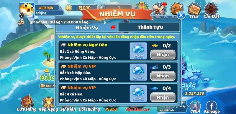 Bắn Cá Tiểu Tiên Cá cổng game ăn khách nhất nhì hiện nay 4 Chuỗi sự kiện lớn cho người chơi