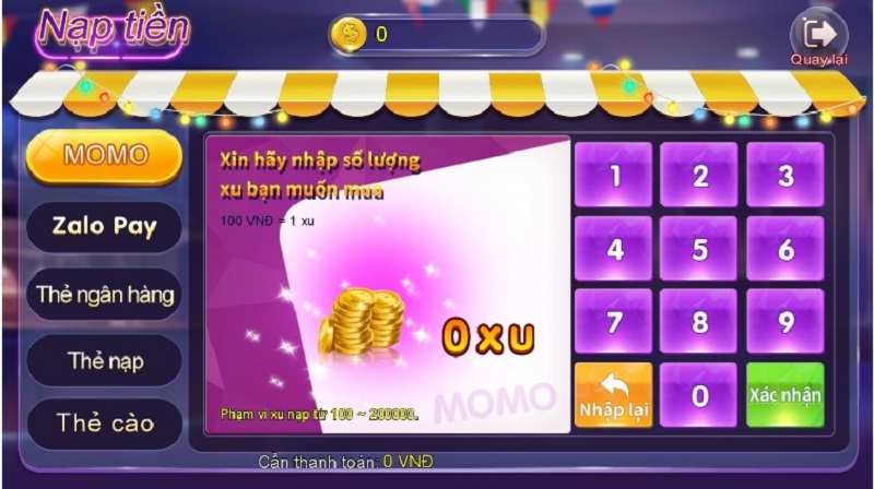 Bingo Club cổng game bắn cá thuộc top hàng đầu hiện nay 11 Nạp tiền nhanh chóng, an toàn