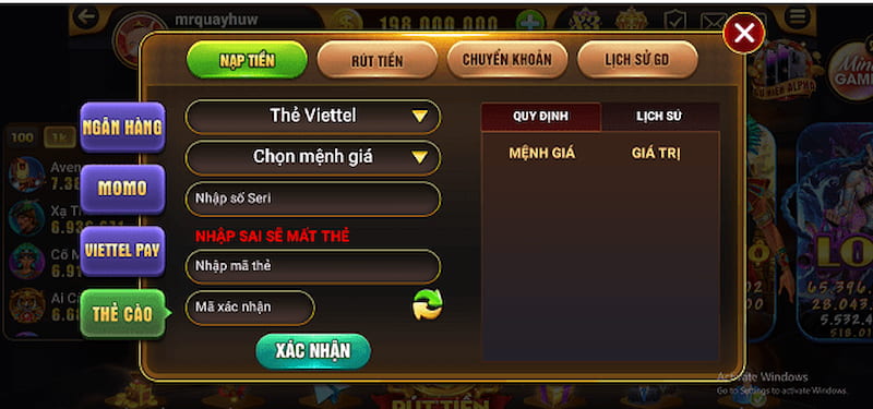 Do99 - Thiên đường giải trí đổi thưởng siêu chất năm 2023 7 Nạp tiền đơn giản với DO99