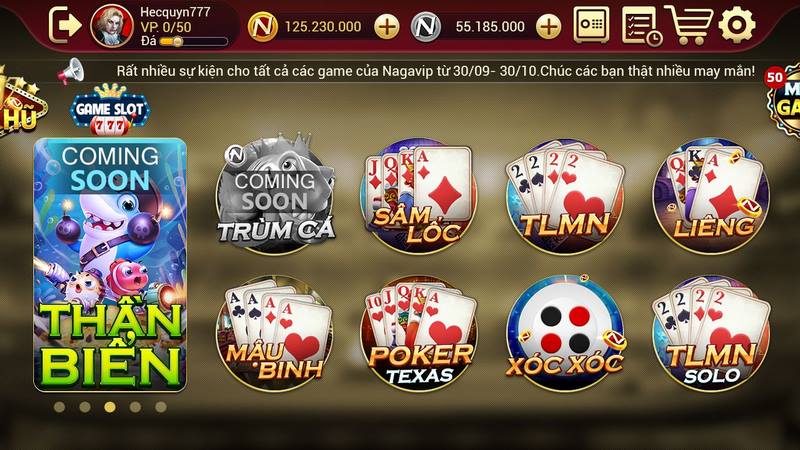 Nagavip - Sàn cược trực tuyến dẫn đầu thị trường giải trí đổi thưởng 7 Các loại game bài hấp dẫn có tỷ lệ thưởng cao tại Nagavip