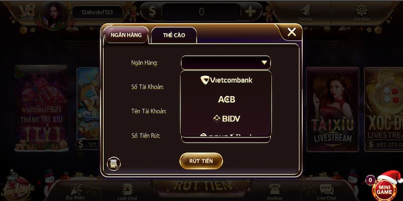 V8 club - Cổng game bài đổi thưởng uy tín nhất năm 2023 9 Cách rút tiền đơn giản