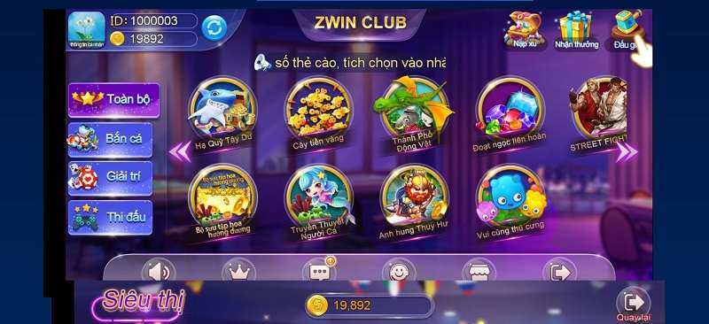 Zwin Club cổng game bắn cá đổi thưởng đang thịnh hành 6 Ưu điểm của cổng game