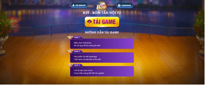 B29 cổng game đổi thưởng có một không hai trên thị trường 1 Tải B29 win club cho máy Android