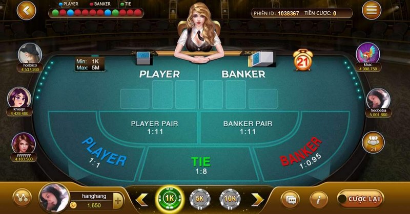 Baccarat Bancah5 - Dẫn đầu top game đỏ đen toàn cầu 2 Cách chơi Baccarat Bancah5 chuẩn xác nhất
