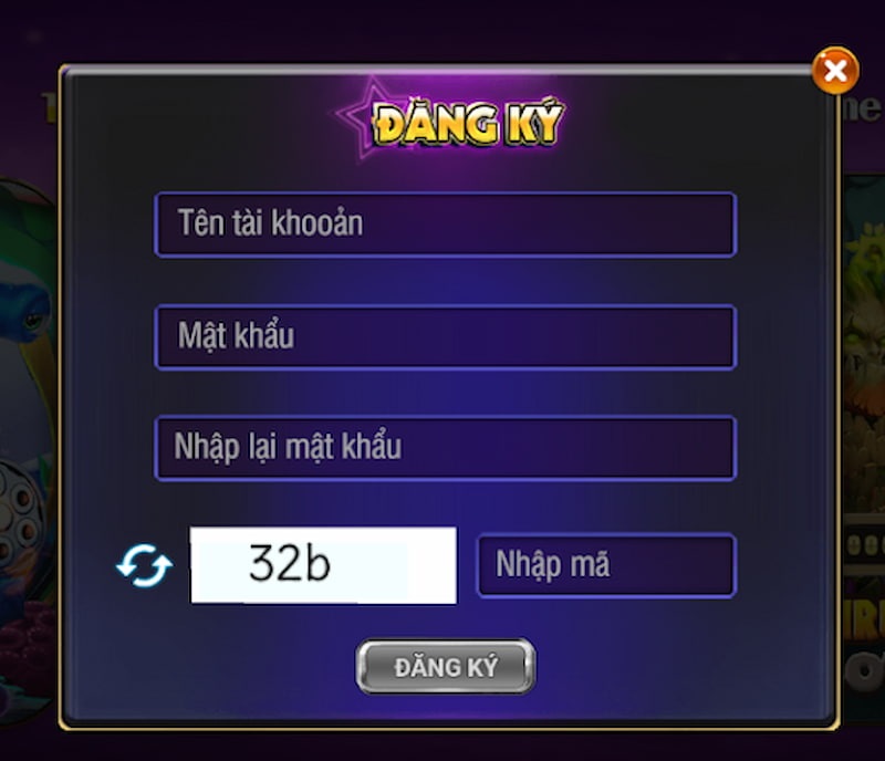 Bắn Cá Đại Thần - Cổng game xanh chín đổi thưởng siêu lớn 1 Đăng ký tài khoản bắn cá chỉ với một vài bước đơn giản