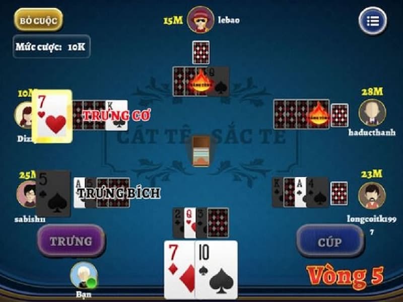 Cách chơi Catte chuẩn cho bài thủ ăn tiền chi tiết nhất 3 4 vòng đầu của game bài này rất quan trọng