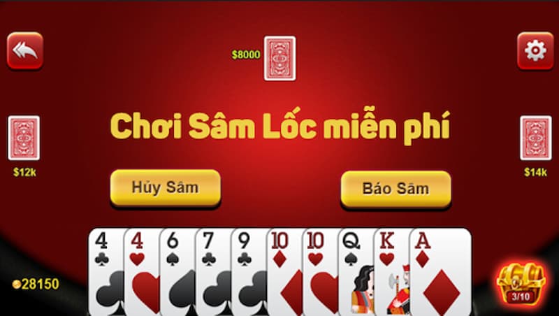 Cách chơi sâm lốc đơn giản cho tất cả game thủ tham khảo 2 Cách chơi sâm lốc lượt kế tiếp thì bạn cần đưa ra bộ bài có giá trị cao hơn
