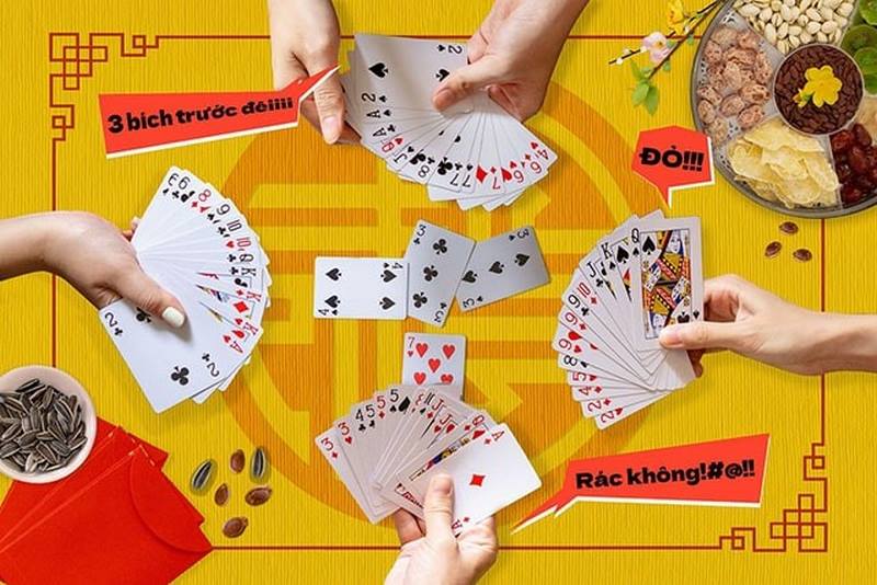 Cách chơi tiến lên miền Bắc dễ ăn thưởng nhất cho bạn 2 Cách chơi Tiến Lên Miền Bắc - người được đánh trước là người cầm quân 3 bích