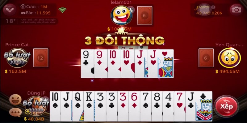 Cách nhớ bài tiến lên nhanh nhất giúp game thủ bất bại 3 Bạn có thể nhớ bài Tiến lên với giá trị từ cao xuống thấp