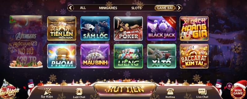 HU99 CLUB - Cổng game giải trí hàng đầu dành cho game thủ 3 Game bài đổi thưởng