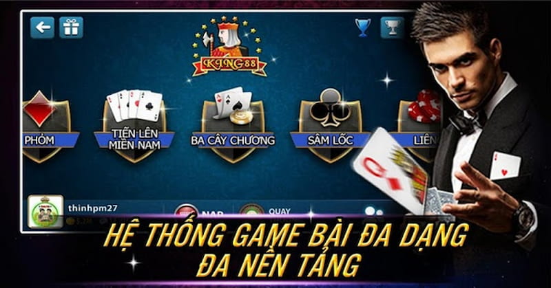 Tổng Quan Về Cổng Game King88 Us Chi Tiết Nhất Năm 2023 4 Game bài online đa nền tảng