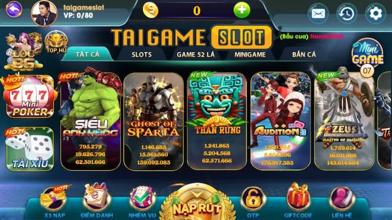 Sân chơi Loc86 club - Cổng game sở hữu kho game siêu khủng 5 Game slot tại Loc86 club