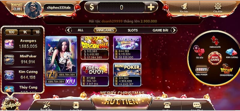 Macau Club - Cổng Game Siêu Đỉnh Trên Thị Trường Giải Trí 6 Mini game luôn hấp dẫn