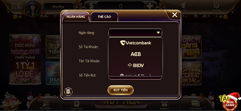 Macau Club - Cổng Game Siêu Đỉnh Trên Thị Trường Giải Trí 8 Hướng dẫn cách rút tiền ra khỏi tài khoản tại cổng game Macau club