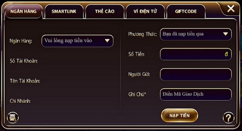 Nhatvip - Siêu phẩm hot trong thị trường giải trí Việt 2023 7 Thao tác nạp tiền nhanh chóng cực đơn giản