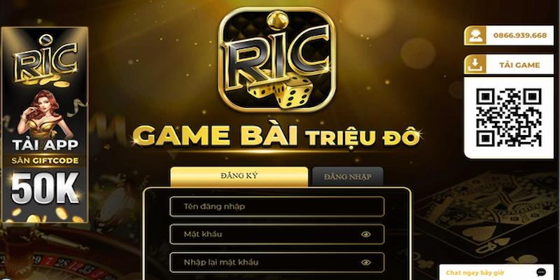 Ric win - Cổng game giải trí online đẳng cấp top đầu 2 Hướng dẫn đăng ký tài khoản Ric win nhanh gọn và dễ dàng