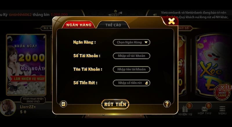 Ric win - Cổng game giải trí online đẳng cấp top đầu 8 Cách thức rút tiền của Ric win