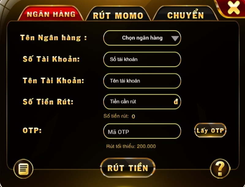 rongxanh Hướng dẫn cách rút tiền rongxanh