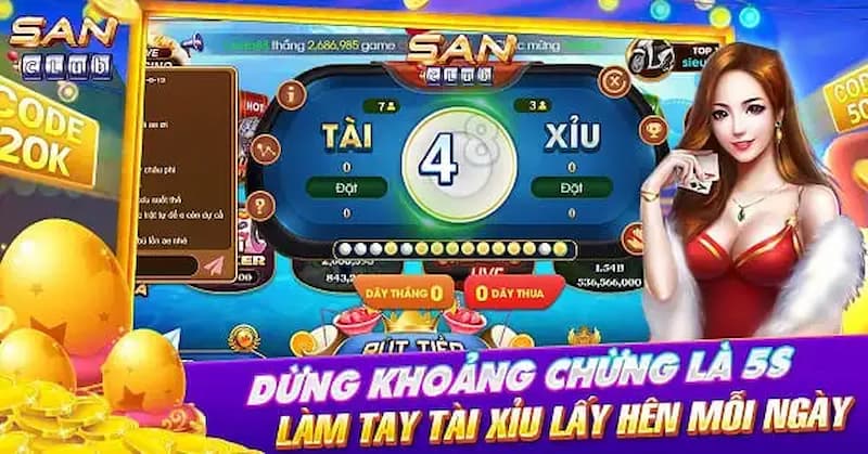 San club - Khám phá cổng game uy tín nhất hiện nay 6 Mini game hoành tráng