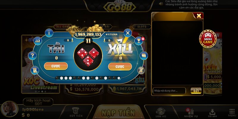 Tài xỉu Go88 là gì? Gợi ý cho anh em cách chơi dễ thắng lớn 2 Chờ cầu lệch để chơi tài xỉu
