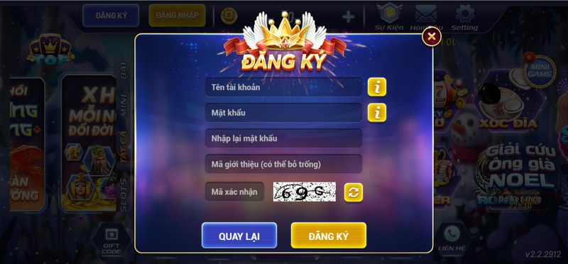 Thần quay - sân chơi giải trí đem lại khoản tiền thưởng siêu lớn 4 Cần phải đăng ký tài khoản thành viên tại cổng game Thần quay
