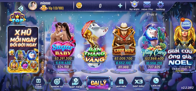 Thần quay - sân chơi giải trí đem lại khoản tiền thưởng siêu lớn 8 Game nổ hũ thưởng lớn