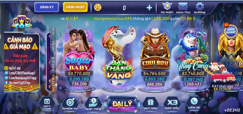 Review Thanquay247 vip - cổng game giải trí online cực hot 4 Slot game