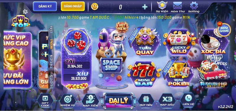 Review Thanquay247 vip - cổng game giải trí online cực hot 5 Minigame: Tài xỉu, Lô đề